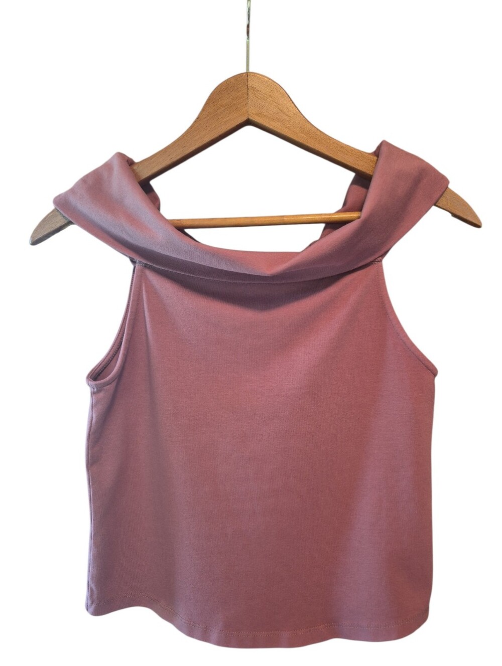Aerie Crop Top Fold-Over